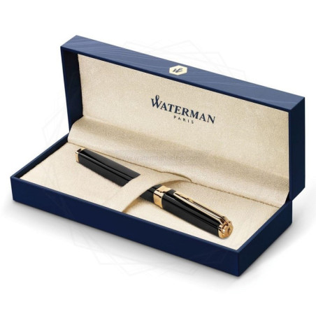 Pióro wieczne Waterman Exception Slim czarne GT [S0636930]