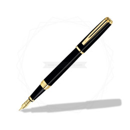 Pióro wieczne Waterman Exception Slim czarne GT [S0636930]Pióro wieczne Waterman...