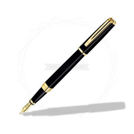 Pióro wieczne Waterman Exception Slim czarne GT [S0636930]