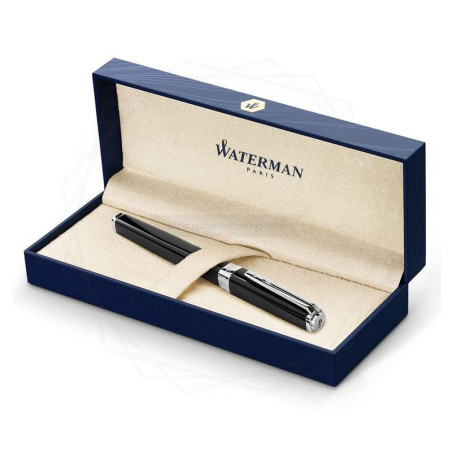 Pióro wieczne Waterman Exception Slim czarne ST [S0637010]