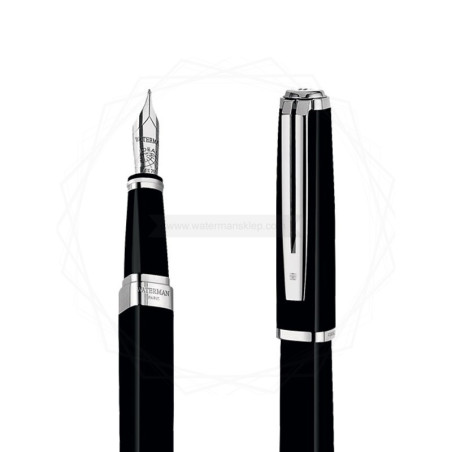 Pióro wieczne Waterman Exception Slim czarne ST [S0637010]