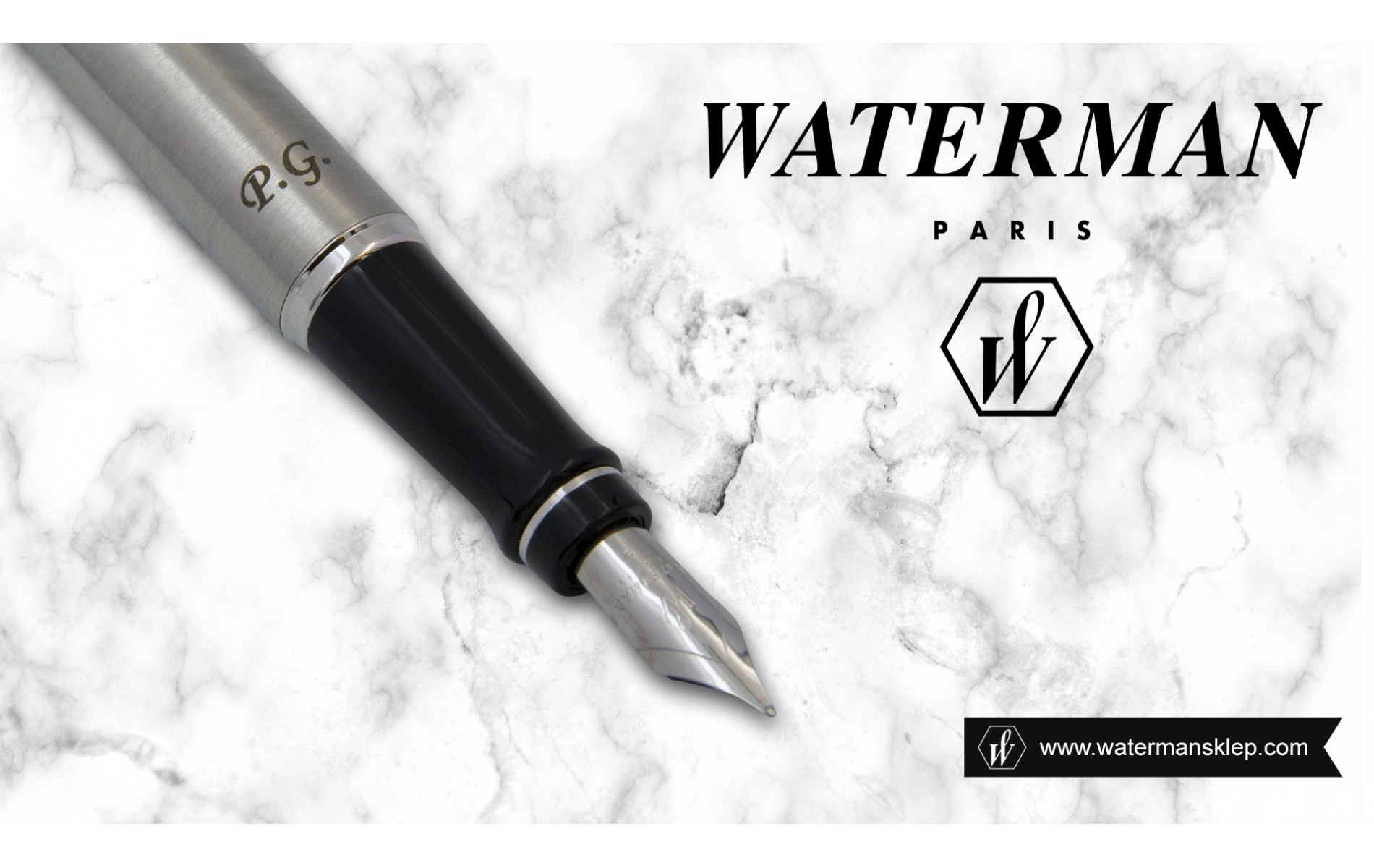  Pióro wieczne Waterman Expert stalowe CT [S0952040] z grawerem przy stalówce