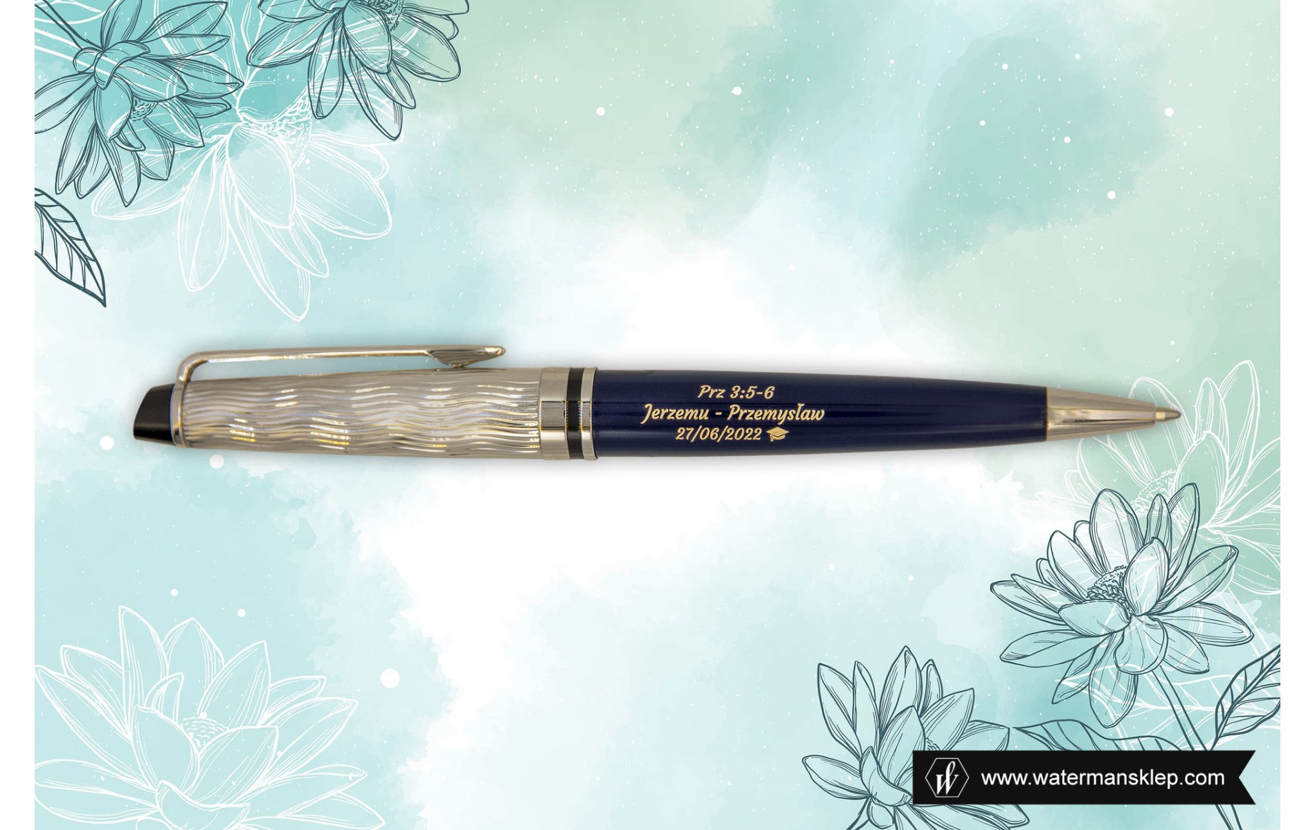  Długopis Waterman Expert L'essence Du Blue CT [2166466] z grawerem