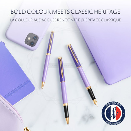 Pióro wieczne Waterman Hemisphere Color-Block Purple GT [2179900]