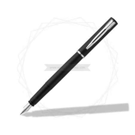Długopis i Pióro Waterman Allure czarne matowe CT w Pudełku z Grawerem [2068192/2]