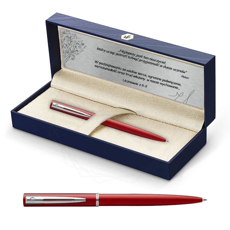 Długopis Waterman Allure czerwony CT w Pudełku z Grawerem [2068193/1]  