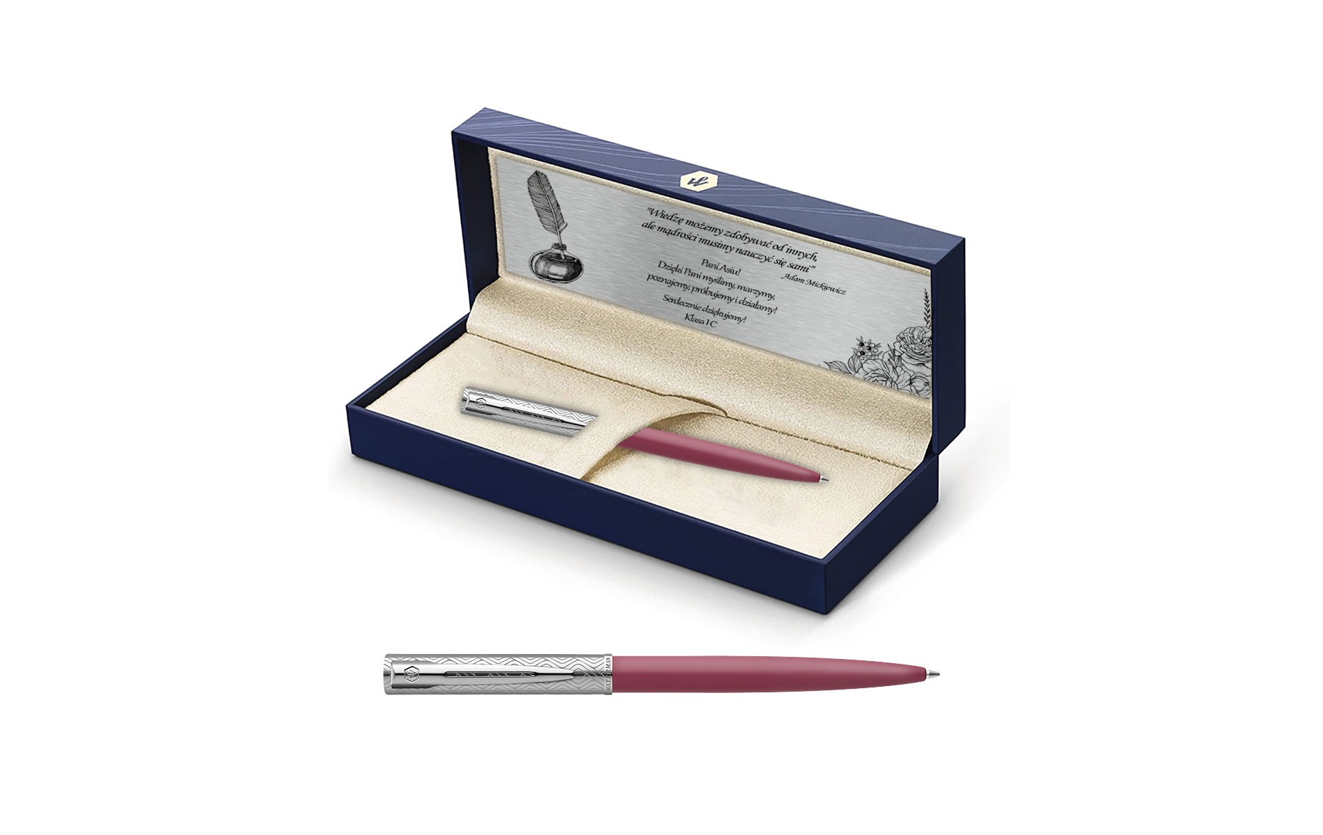 ＿milky Długopis Waterman Allure Deluxe Różowy CT w Pudełku z