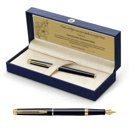 Pióro wieczne Waterman Hemisphere czarne GT w Pudełku z Grawerem [S0920610/1]Pióro wieczne Waterman...