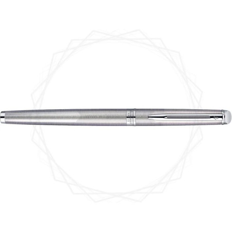 Długopis i Pióro Waterman Hemisphere stalowy CT w Pudełku z Grawerem [S0920470/2]