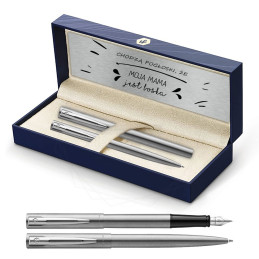 Długopis i Pióro Waterman Allure srebrny CT w Pudełku z Grawerem [S0174996/2]Długopis i Pióro Waterman...