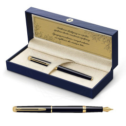 Pióro wieczne Waterman Hemisphere czarne GT w Pudełku z Grawerem [S0920610/2]Pióro wieczne Waterman...