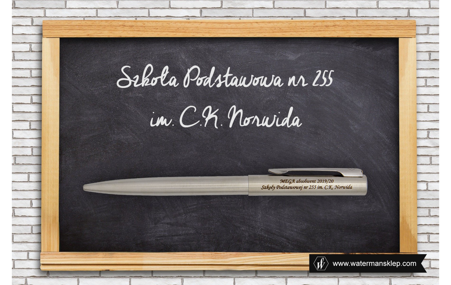  Długopis Waterman Allure srebrny CT [S0174996] z grawerem