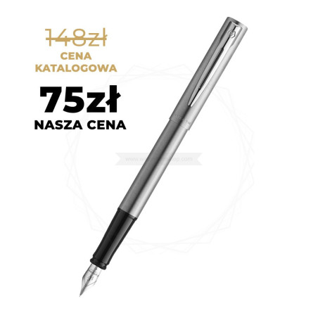 Pióro wieczne Waterman Allure stalowe CT w Pudełku z Grawerem [2085910/2]