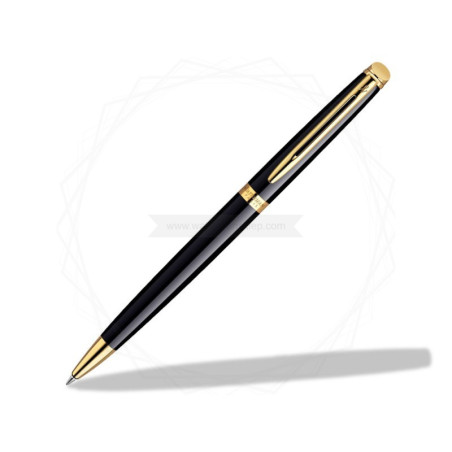 Długopis i Pióro Waterman Hemisphere czarny GT w Pudełku z Grawerem [S0920670/6]