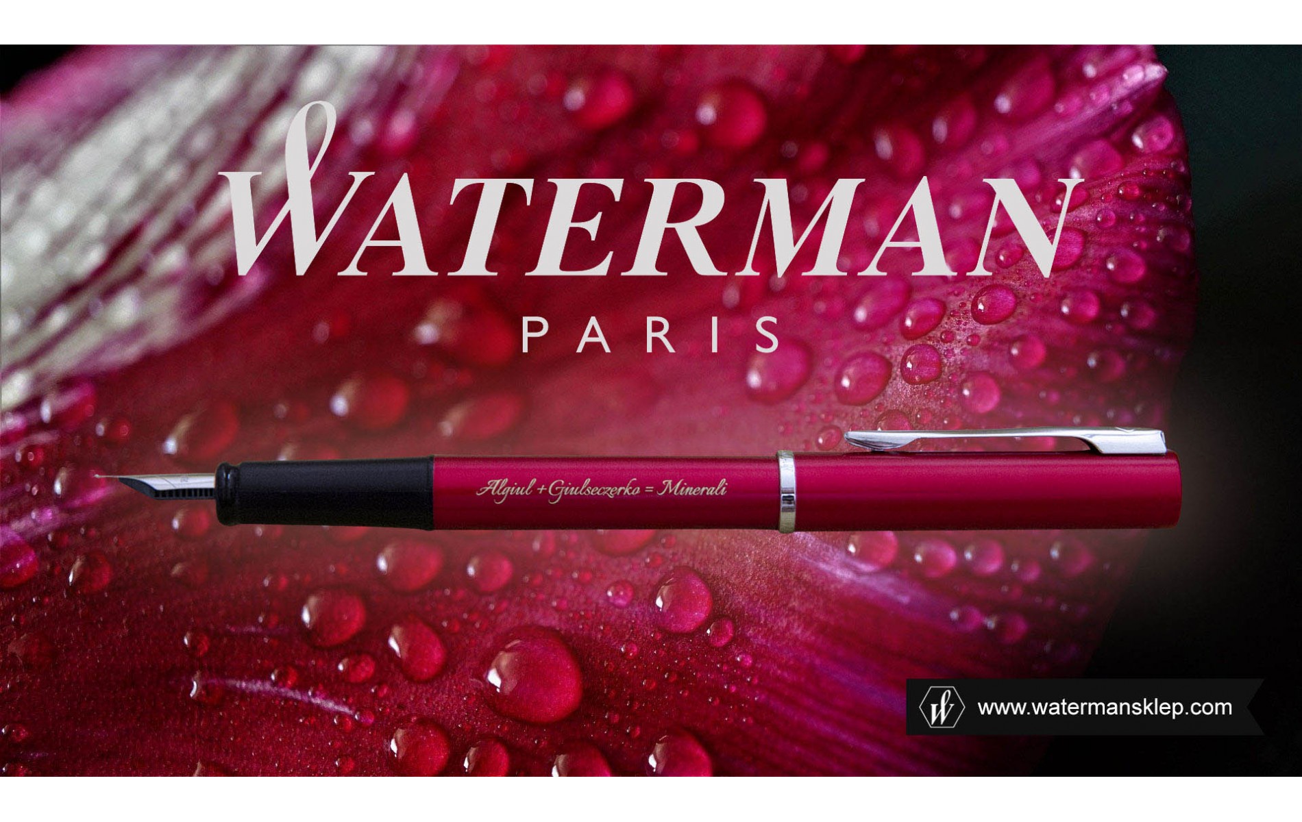  Pióro wieczne Waterman Allure czerwone CT [2068194] z grawerem