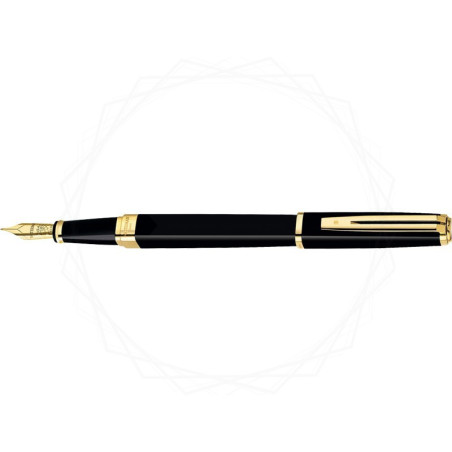 Pióro wieczne Waterman Exception Slim czarne GT w Pudełku z Grawerem [S0636930/1]