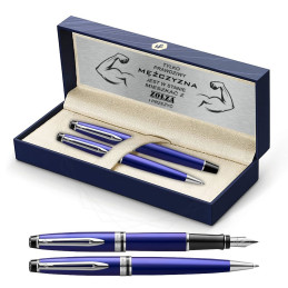 Długopis i Pióro Waterman Expert niebieski CT w Pudełku z Grawerem [2093459/2]Długopis i Pióro Waterman...