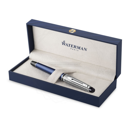 Pióro wieczne Waterman Expert Deluxe Metalic Niebieski [2187650]
