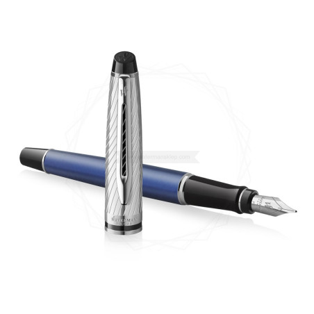 Pióro wieczne Waterman Expert Deluxe Metalic Niebieski [2187650]