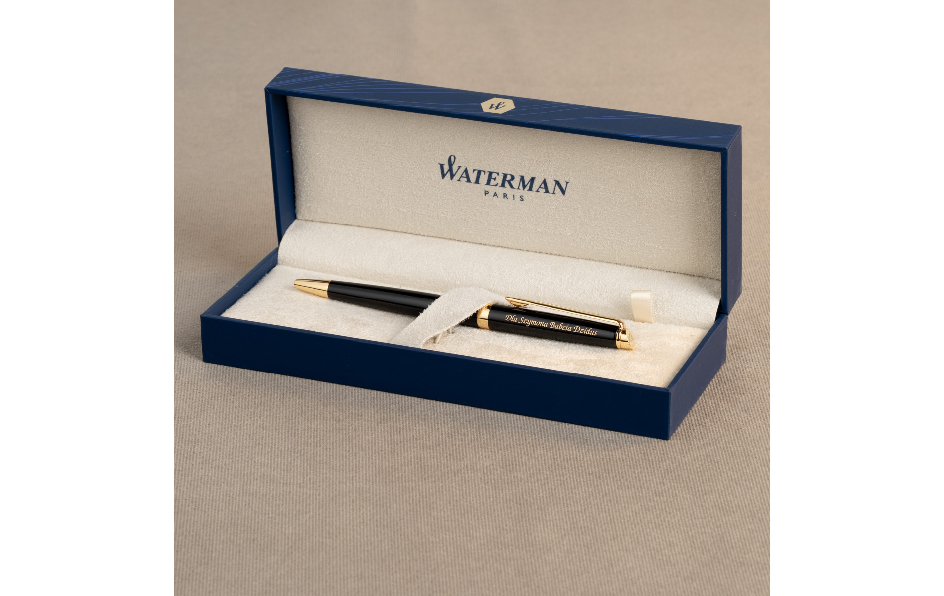  Długopis Waterman Hemisphere czarny GT [S0920670] z grawerem