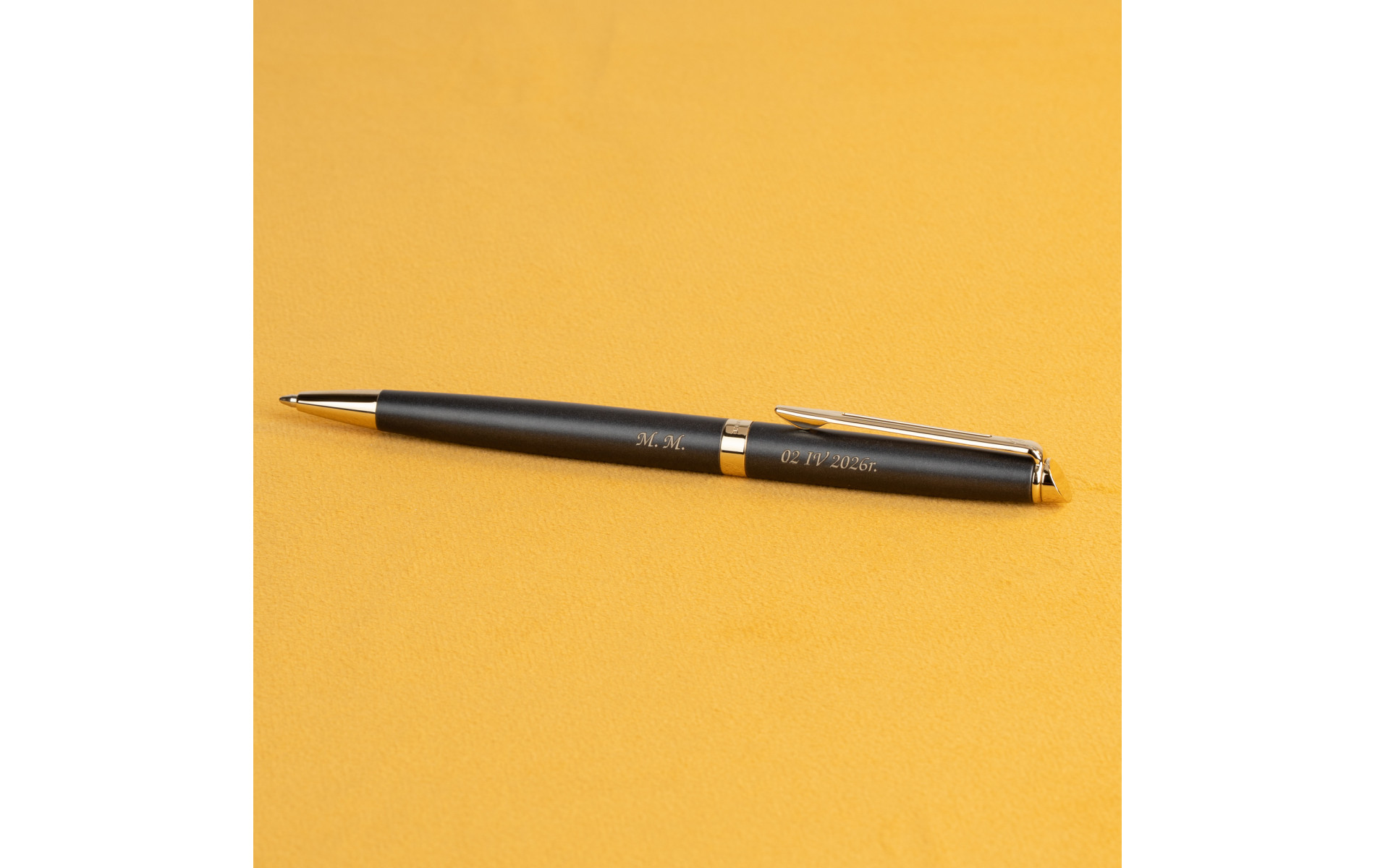  Długopis Waterman Hemisphere Lava Black GT [2217942] z grawerem