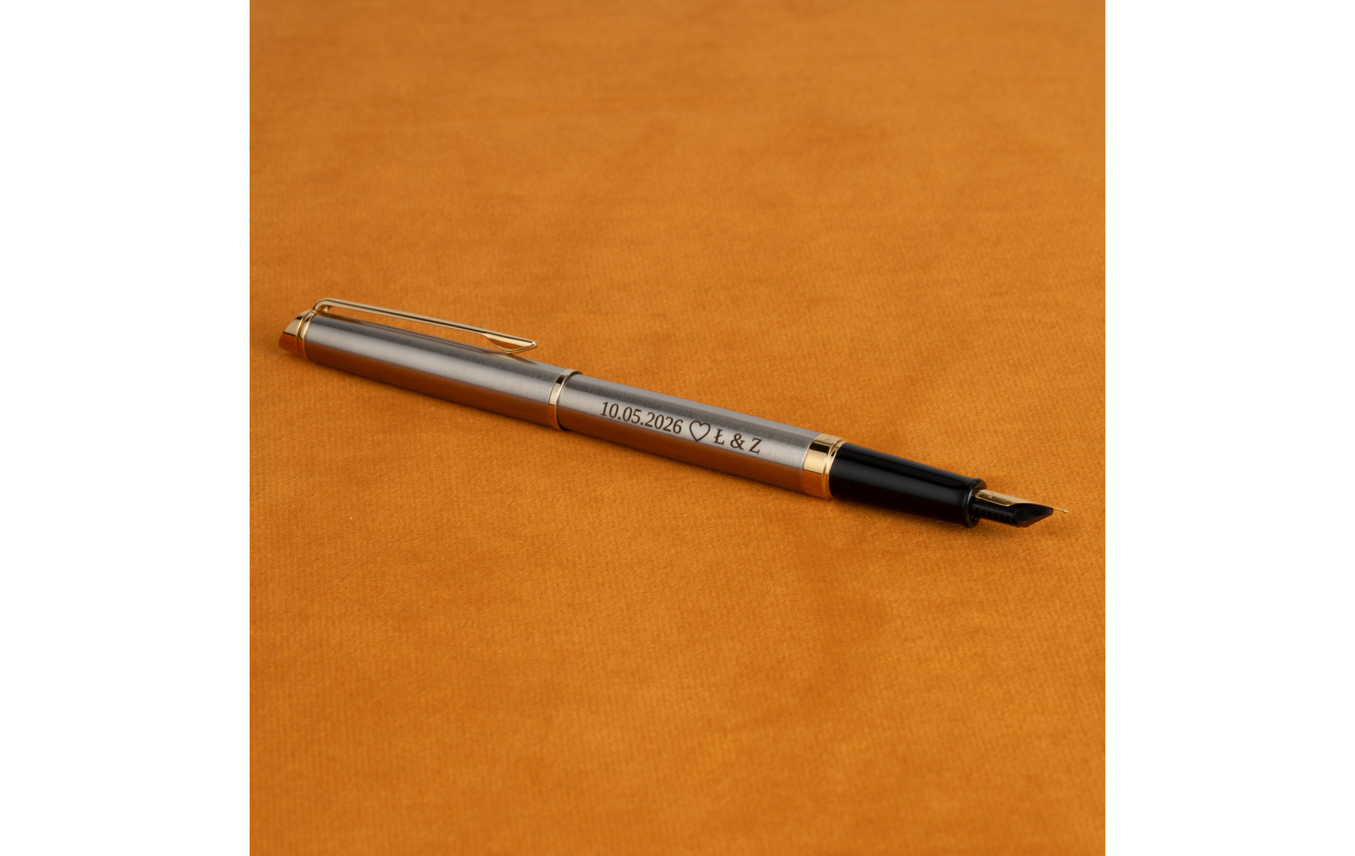  Pióro wieczne Waterman Hemisphere stalowe GT [S0920310] z grawerem