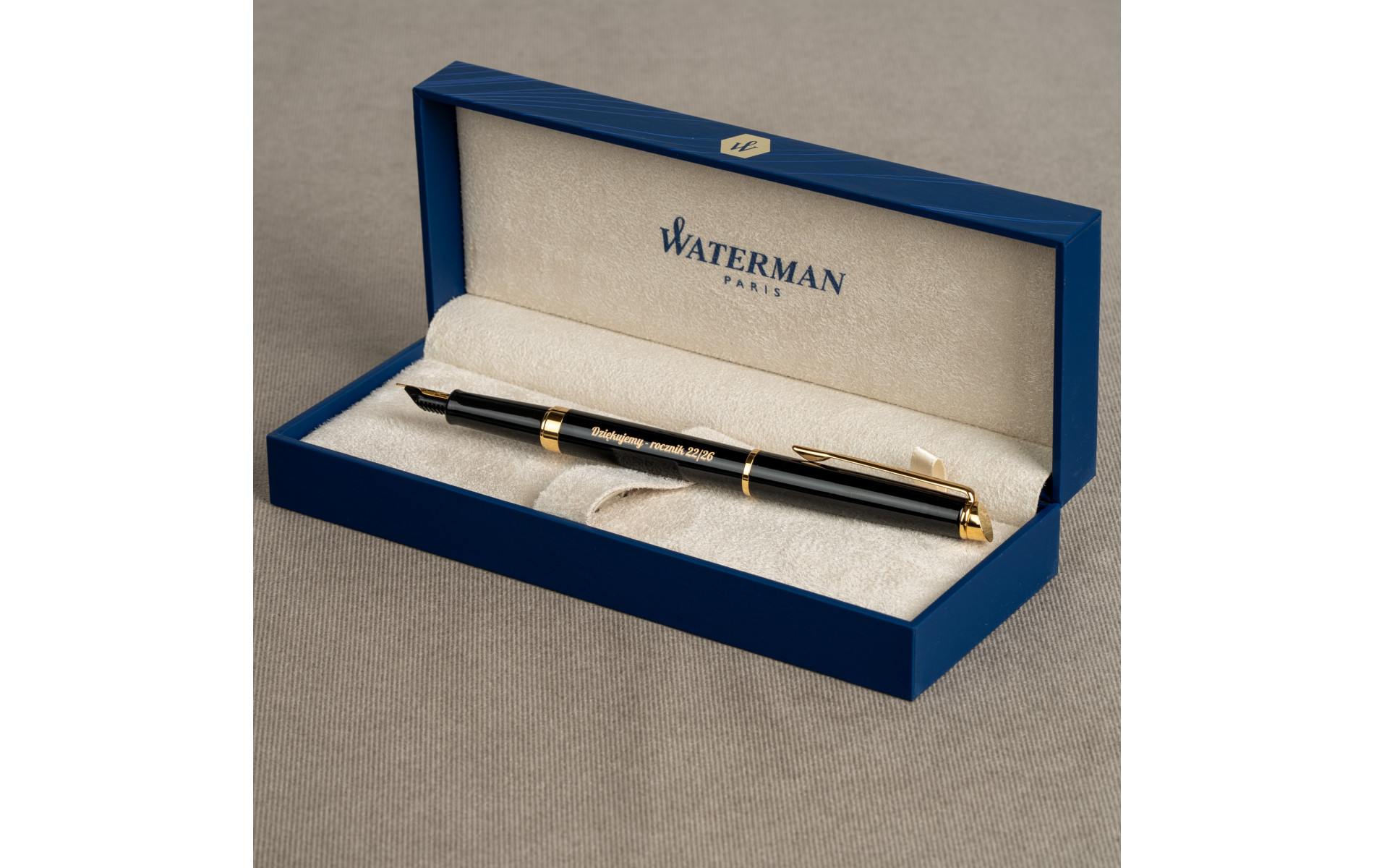  Pióro wieczne Waterman Hemisphere czarne GT [S0920610] z grawerem