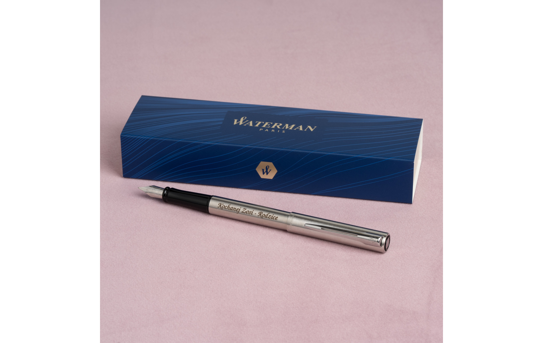  Pióro wieczne Waterman Allure stalowe CT [2085910] z grawerem