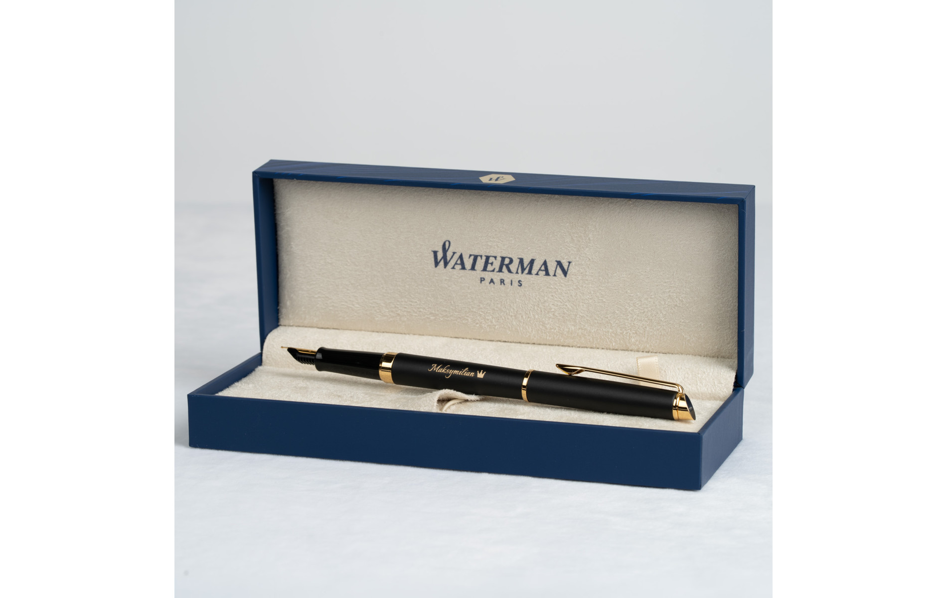  Pióro wieczne Waterman Hemisphere czarne matowe GT [S0920710] z grawerem