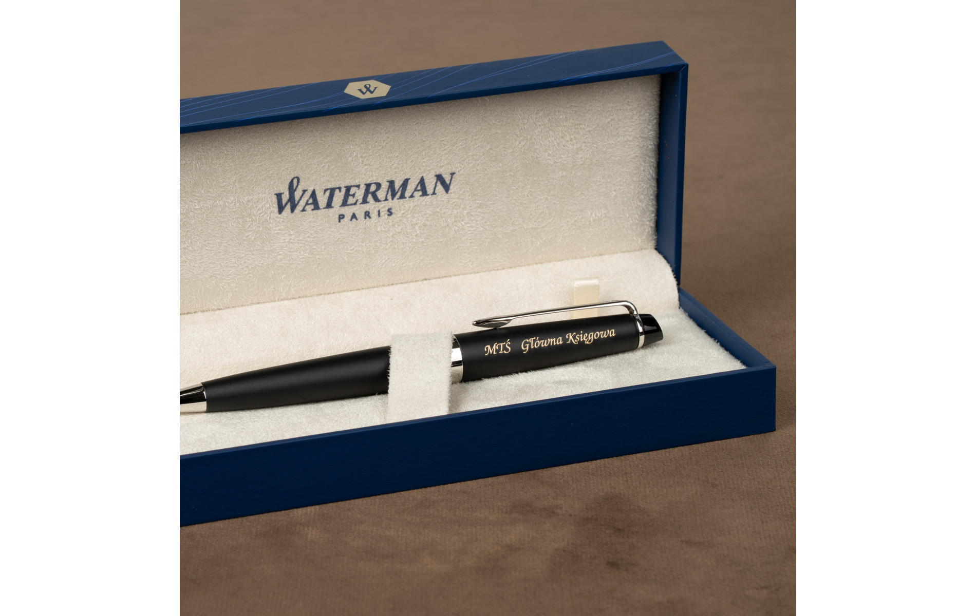  Długopis Waterman Expert czarny matowy CT [S0951900] z grawerem