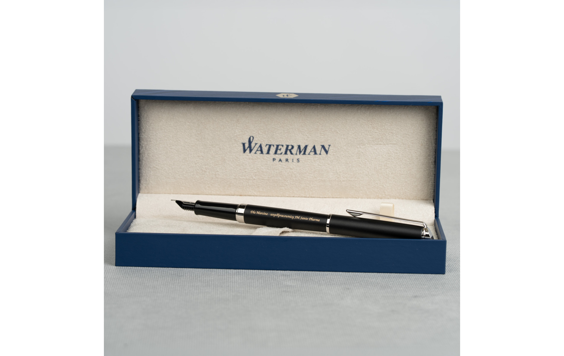  Pióro wieczne Waterman Hemisphere czarne matowe CT [S0920810] z grawerem